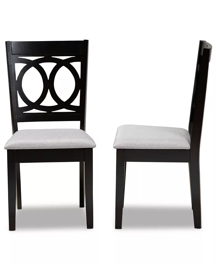 Furniture Furniture Lenoir Transitional 2 Piece Dining Chair Set with Seat