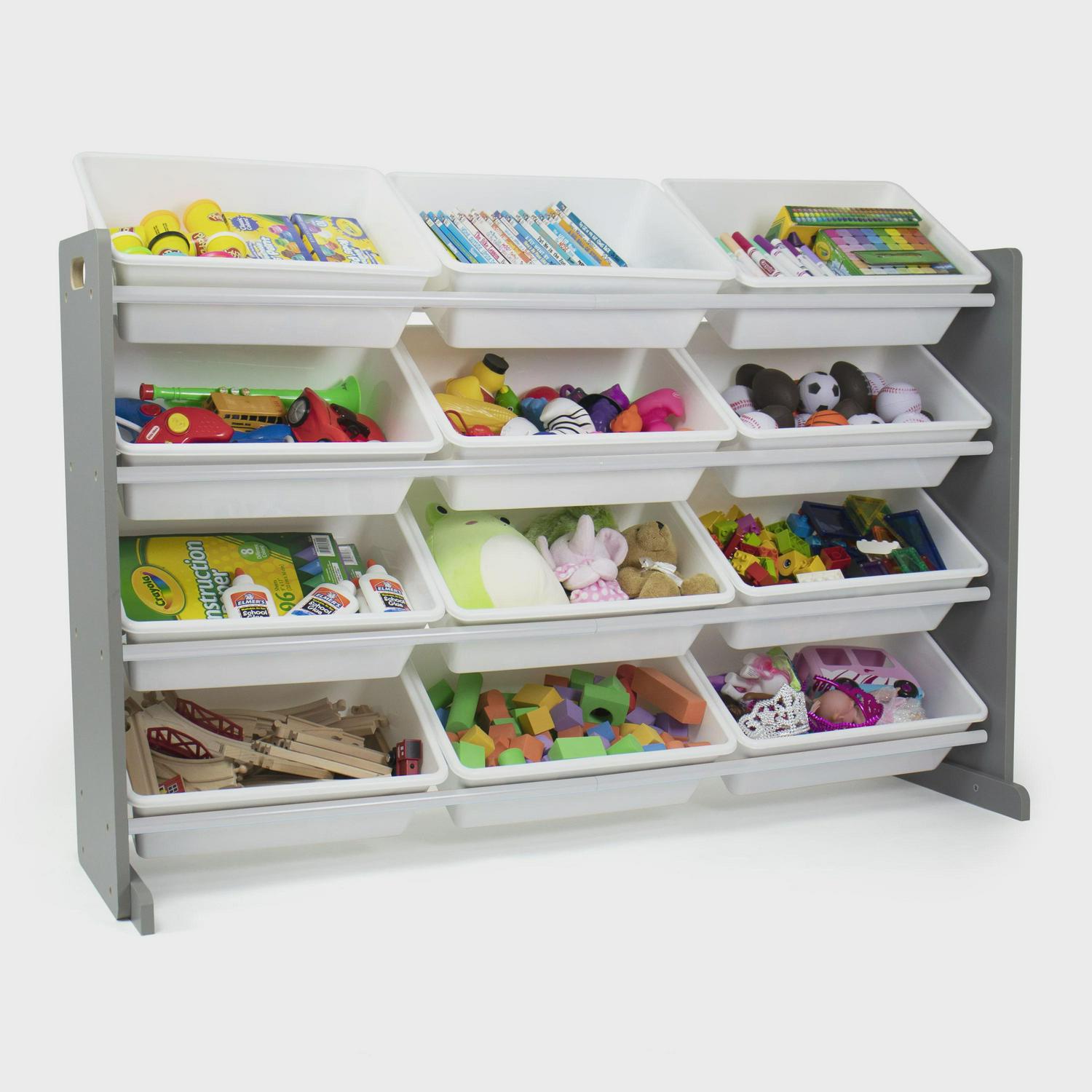 Humble Crew Toy Storage Organizer with 12 SuperSized Storage Bins