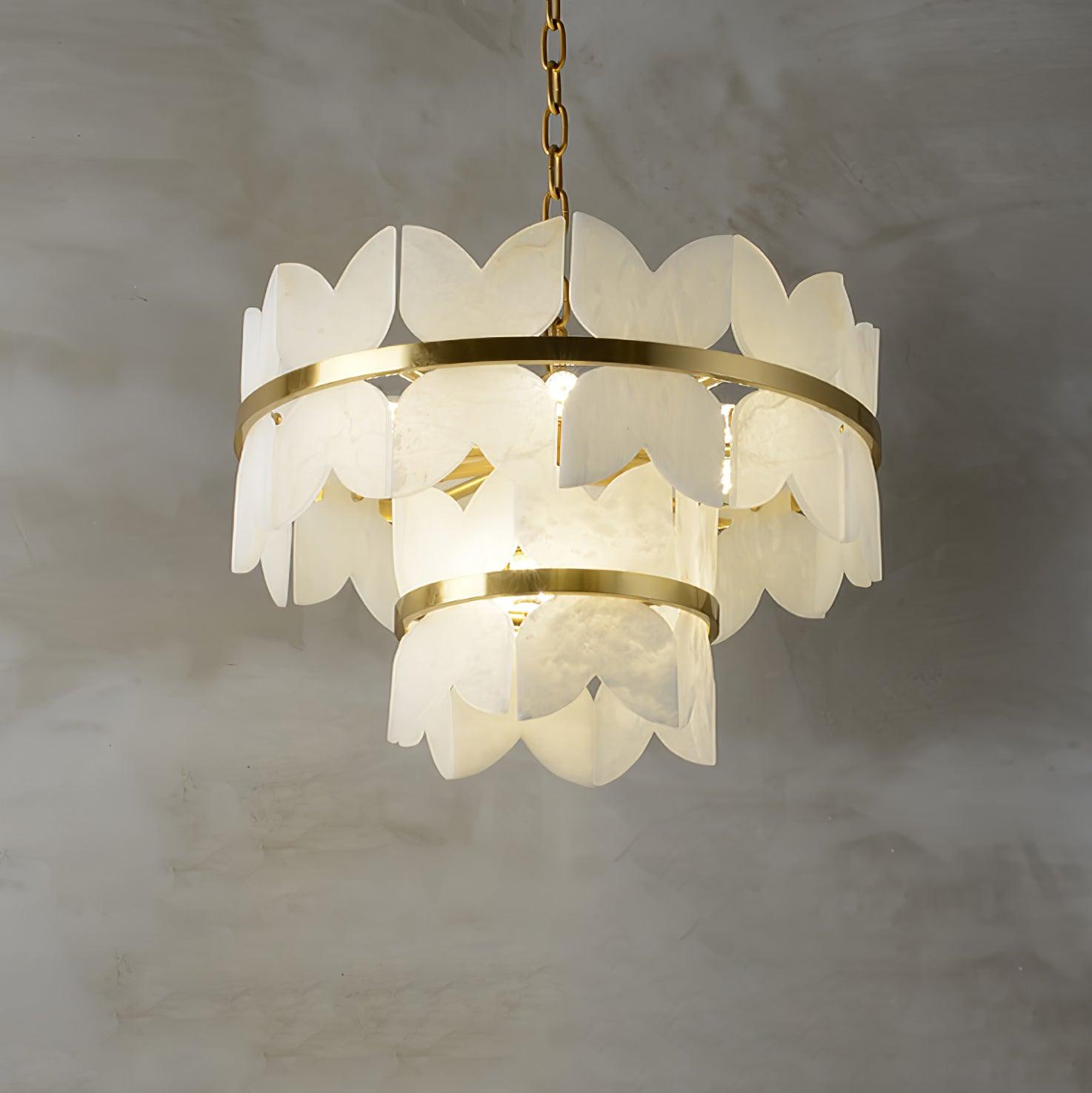 Alabaster Cloudscape Chandelier