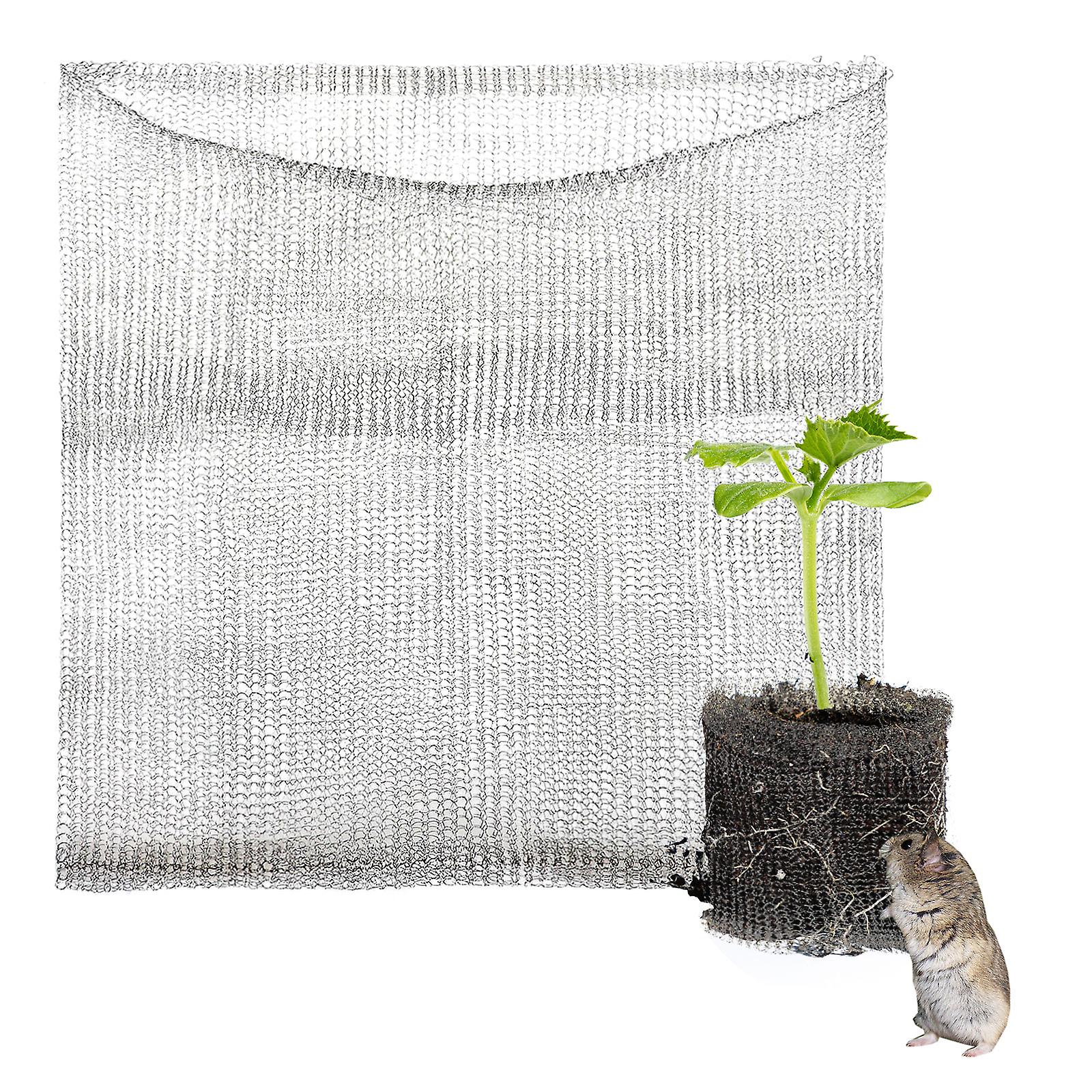 (18x16in) 304 Stainless Steel Mesh Bag For Plant Root Protection Knitted Stainless Steel Mesh Bag For Ground Mouse And Field Mouse Protection