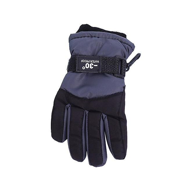 Windproof Warm Ski Gloves Winter Outdoor Kids Snow Skating Snowboarding Children Waterproof Skiing Breathable Mittens