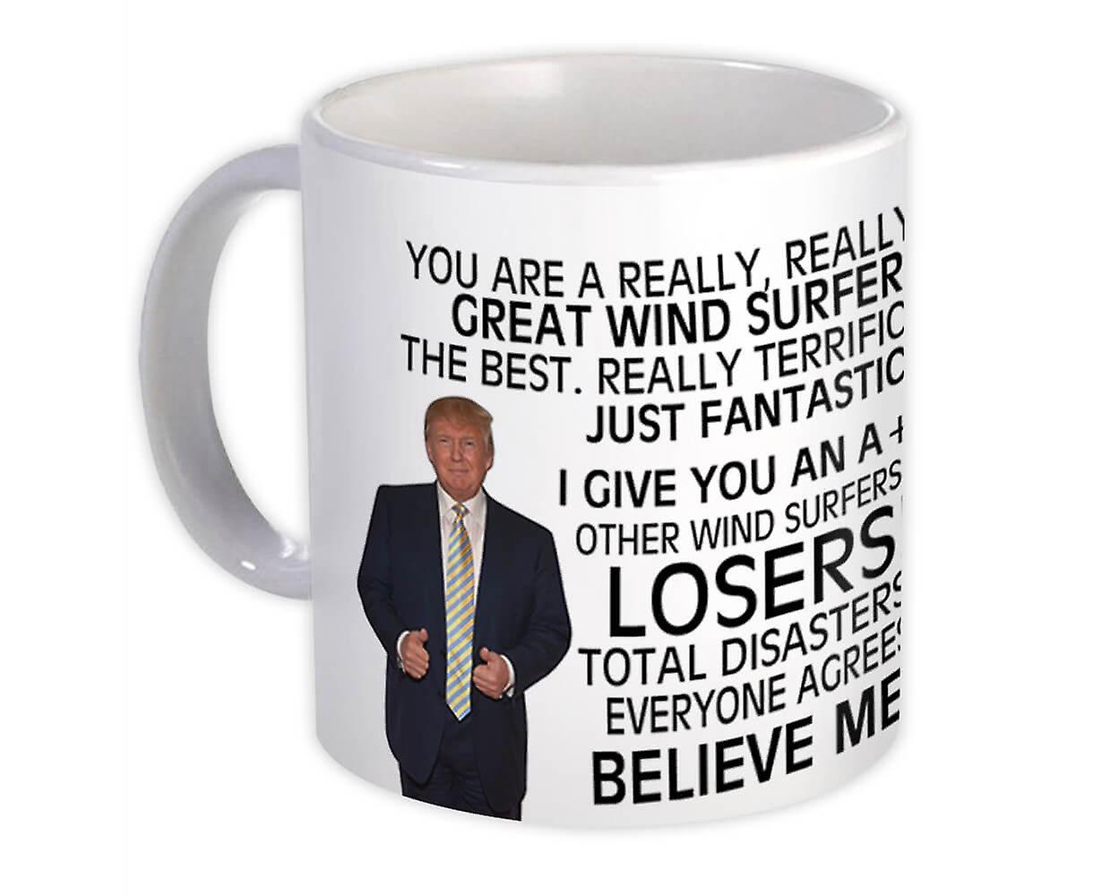 Gift Mug: Gift for Wind Surfer Donald