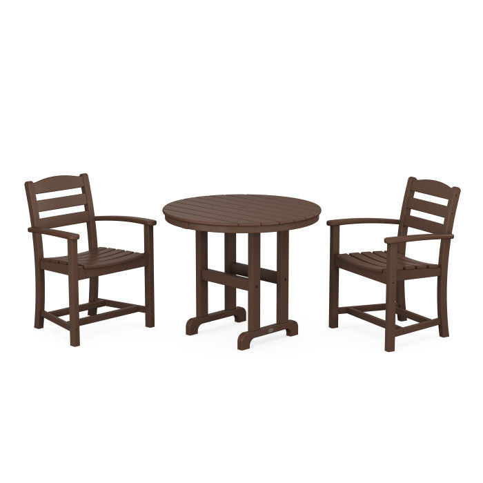 Polywood La Casa Café 3-Piece Round Dining Set PWS1332-1