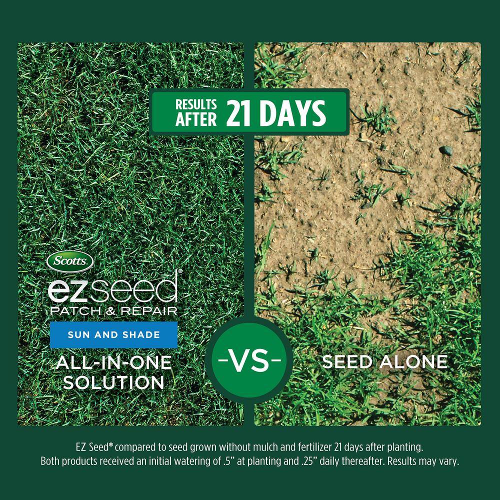 Scotts 40 lbs. EZ Seed Patch  Repair Sun and Shade Mulch Grass Seed and Fertilizer Combination 17506