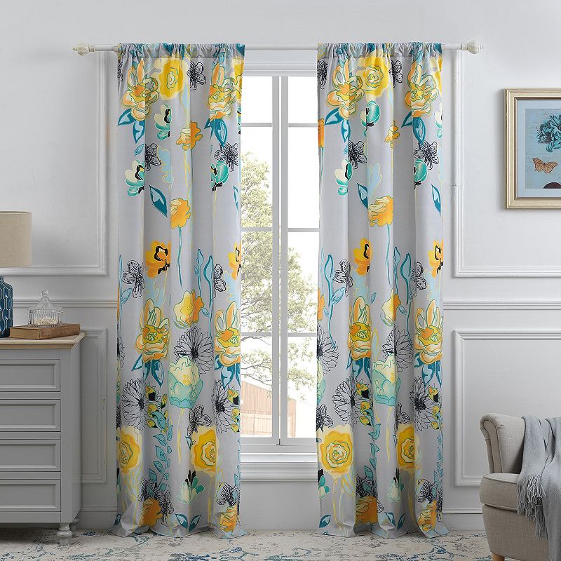 Watercolor Dream Window Curtain Set