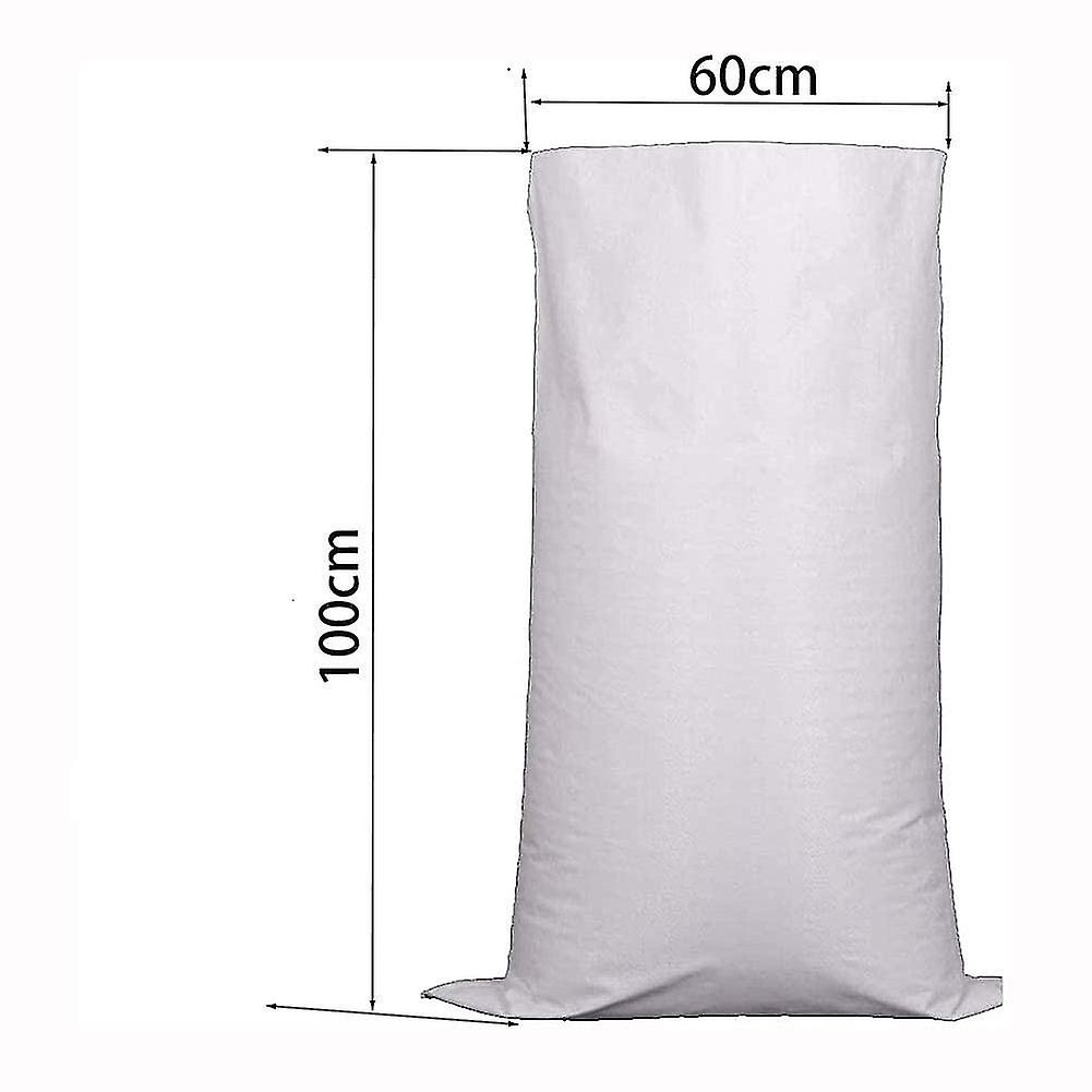 10 Pieces Rubble Bag， Woven Bags 60x100 Cm， Lar Rubble Bag， For Logistics And ， Building Materials Or En Waste