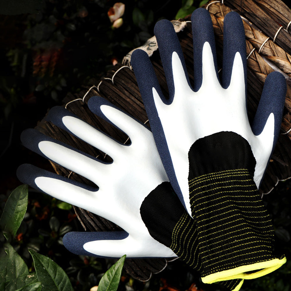 Bluelans 1Pair Breathable Non-slip Waterproof Gardening Pruning Gloves Protective Cover