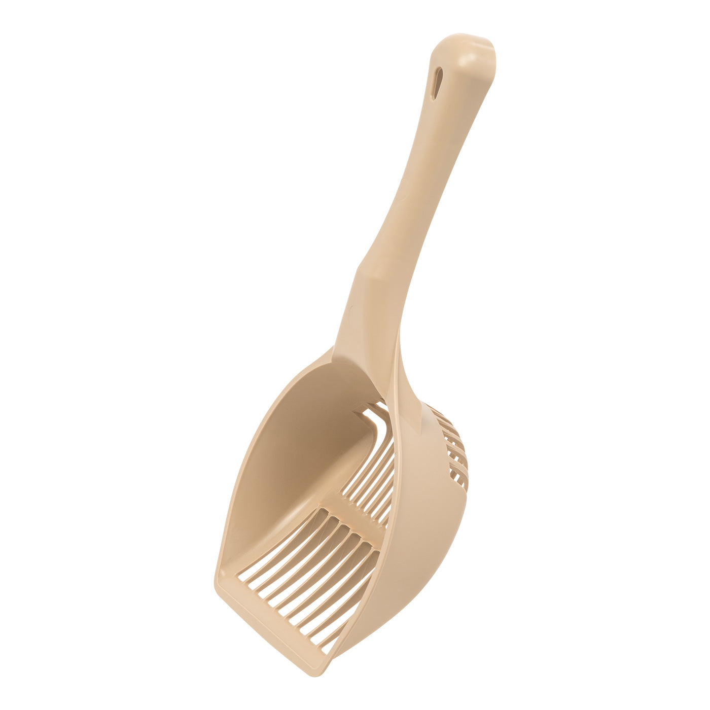 IRIS USA， Jumbo Cat Litter Scoop， Almond