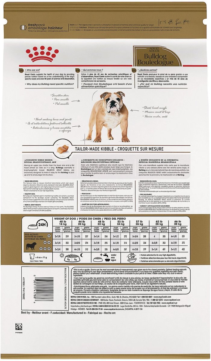 Royal Canin Breed Health Nutrition Bulldog Adult Dry Dog Food