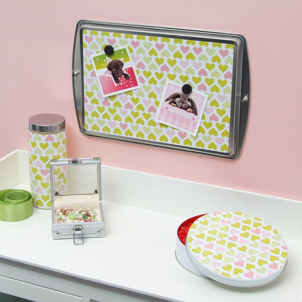 Con Tact Brand Creative Covering Self Adhesive Vinyl Shelf and Drawer Liner  Lemonade Hearts