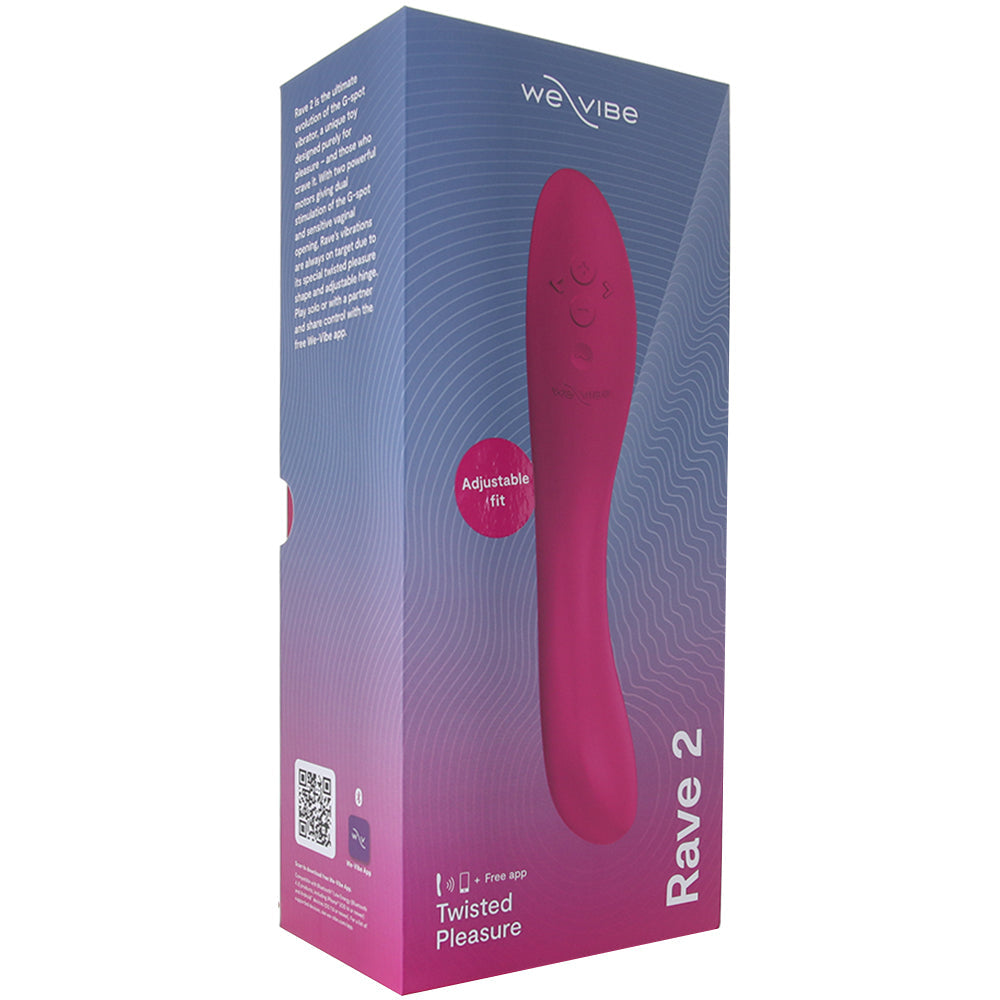 We-Vibe Rave 2 Silicone G-Spot Vibe in Fuschia