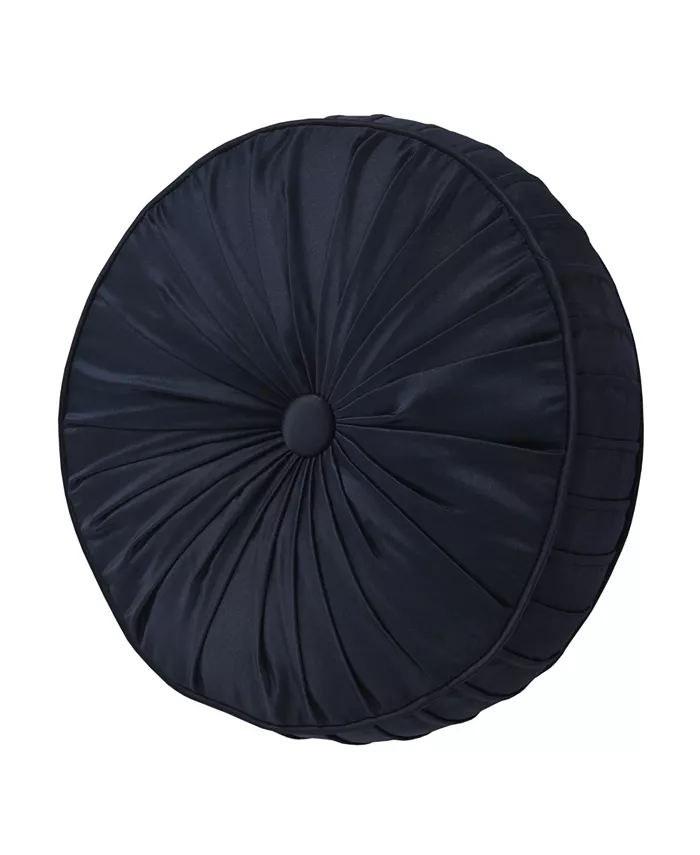 J Queen New York Caruso Tufted Decorative Pillow， 15 Round