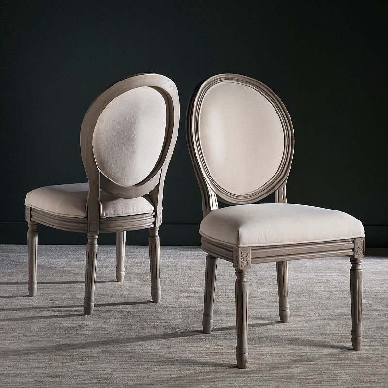 Safavieh Holloway Oval Side Chair 2-Piece Set