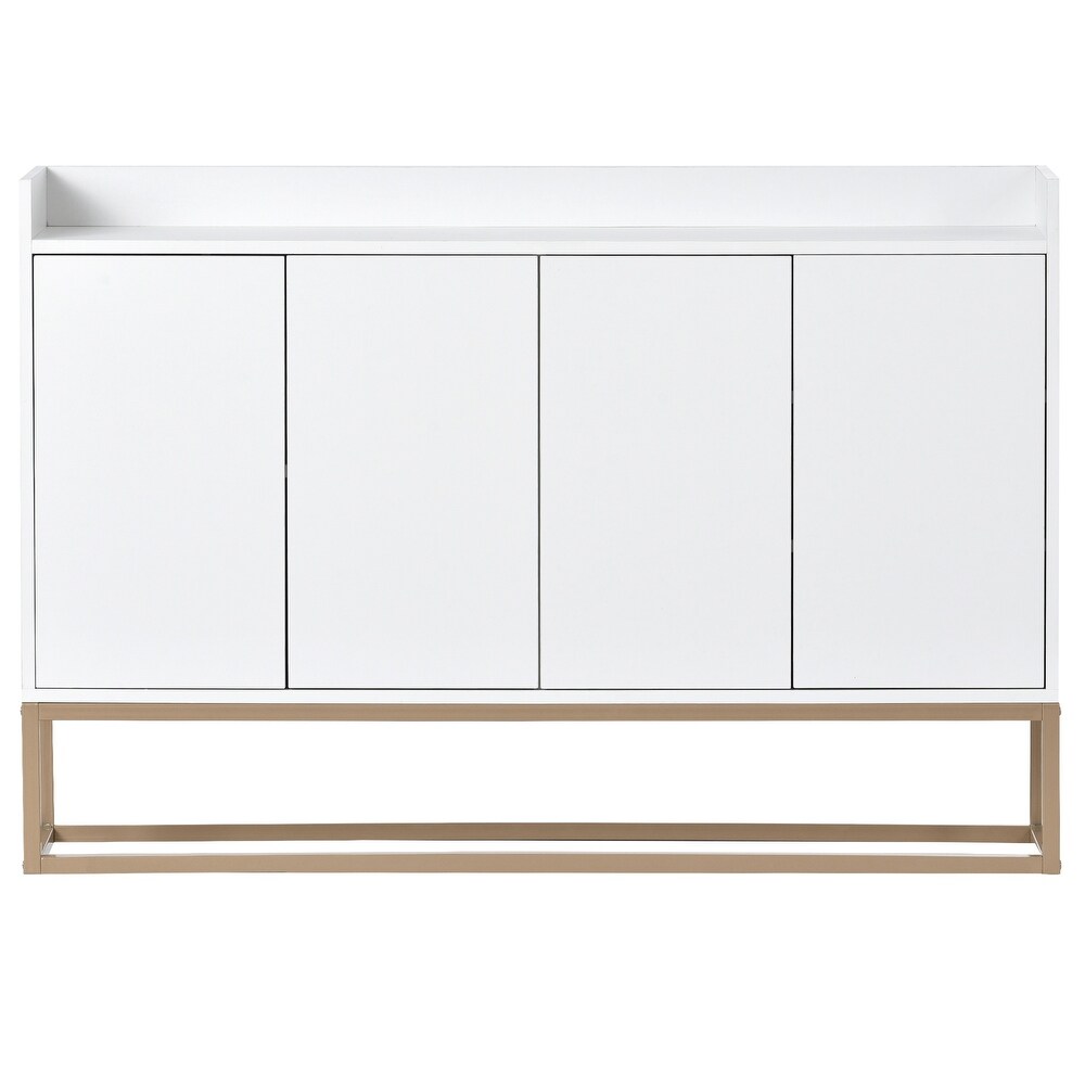 Modern White Sideboard Console Tables Storage Cabinet for Living Room