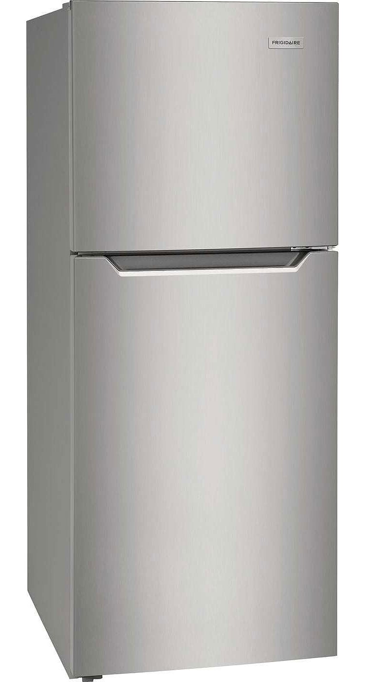 Frigidaire ADA 10.1 Cu. Ft. Brushed Steel Top Freezer Apartment-Size Refrigerator