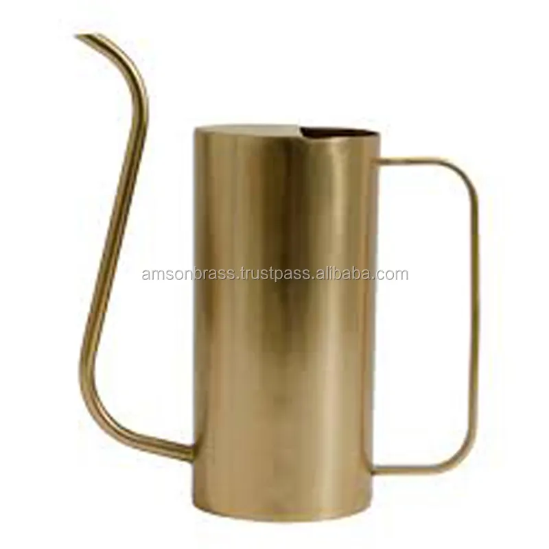 Watering Can Metal Aluminium Manufacturer   Wholesaler Solid Watering Can Golden Finished Watering Can