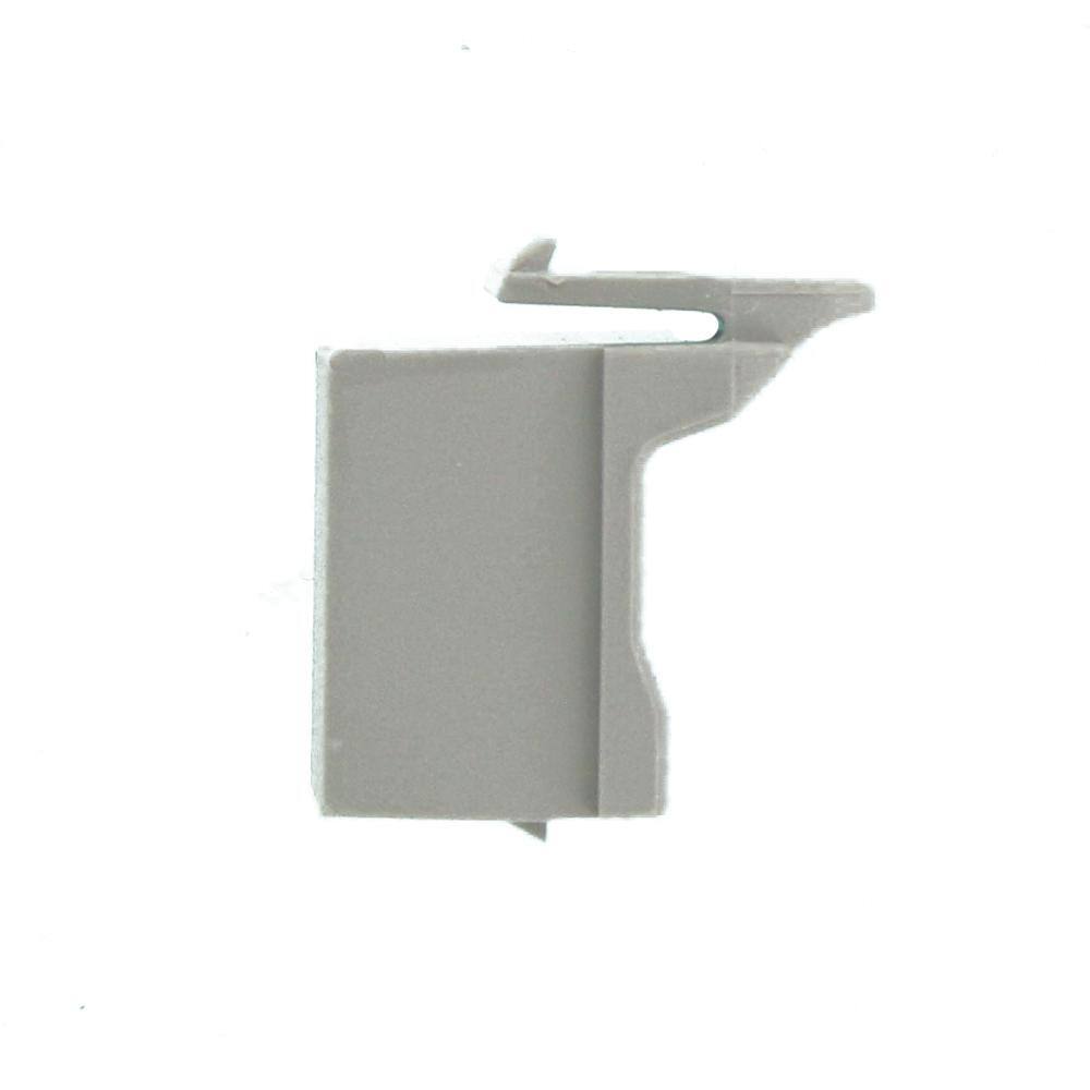 Leviton QuickPort Blank Inserts Gray (10-Pack) 41084-BG