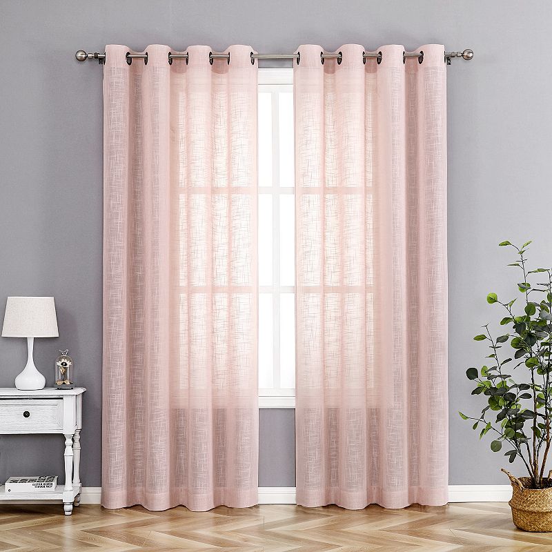 Tranquility 1-panel Window Curtain