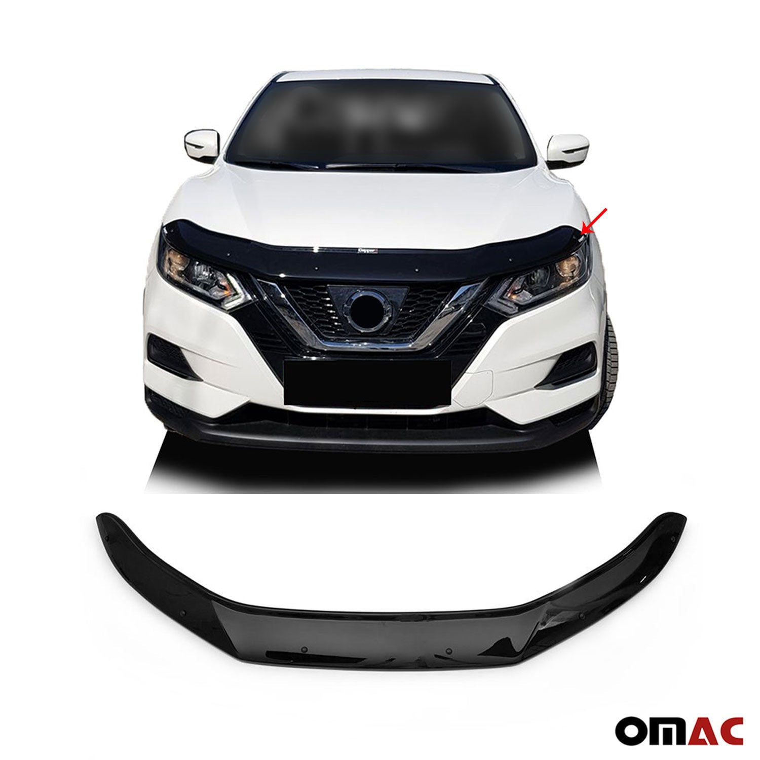 Front Bug Shield Hood Deflector Guard Fits Nissan Rogue Sport 2020-2021