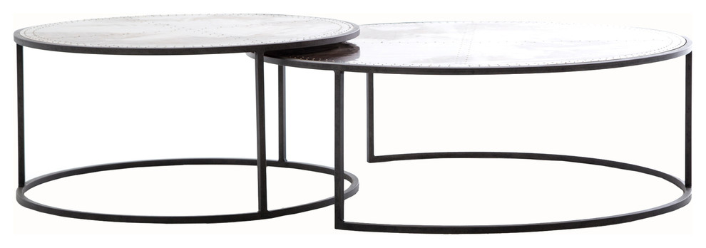 Catalina Nesting Coffee Table   Industrial   Coffee Table Sets   by The Khazana Home Austin Furniture Store  Houzz