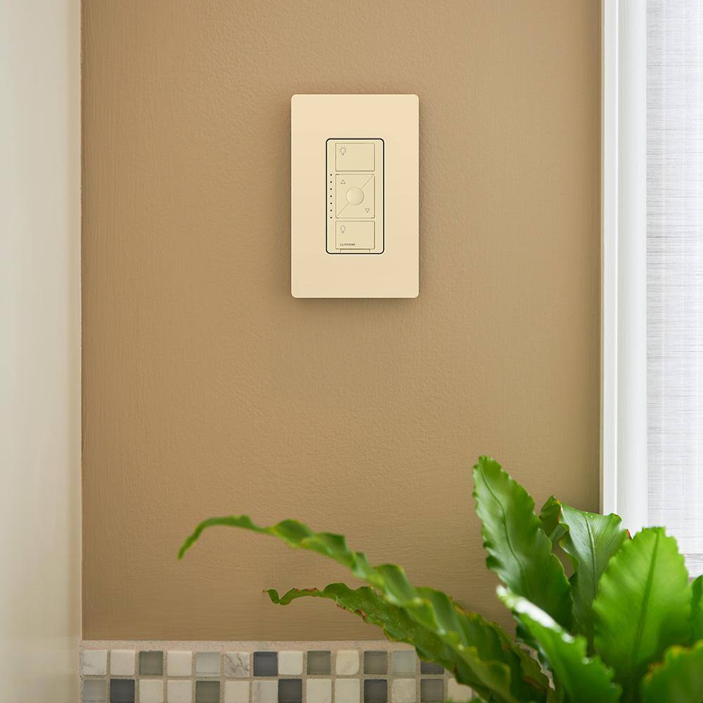 Lutron Caseta Smart Lighting Dimmer Switch for ELV Bulbs 250W LED Bulbs White (PD-5NE-WH) PD-5NE-WH