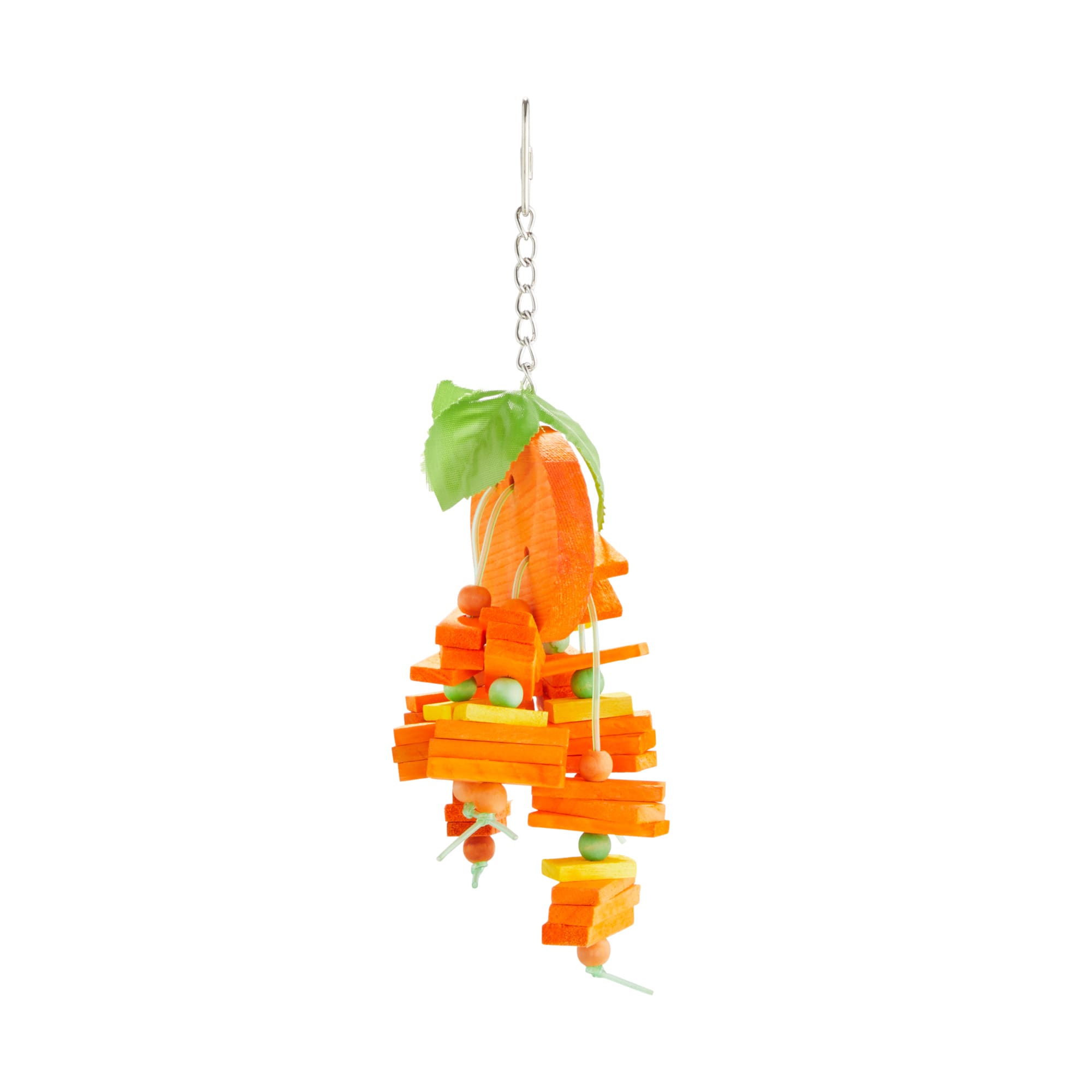 You  Me Orange You Glad Chewing Bird Toy， Small