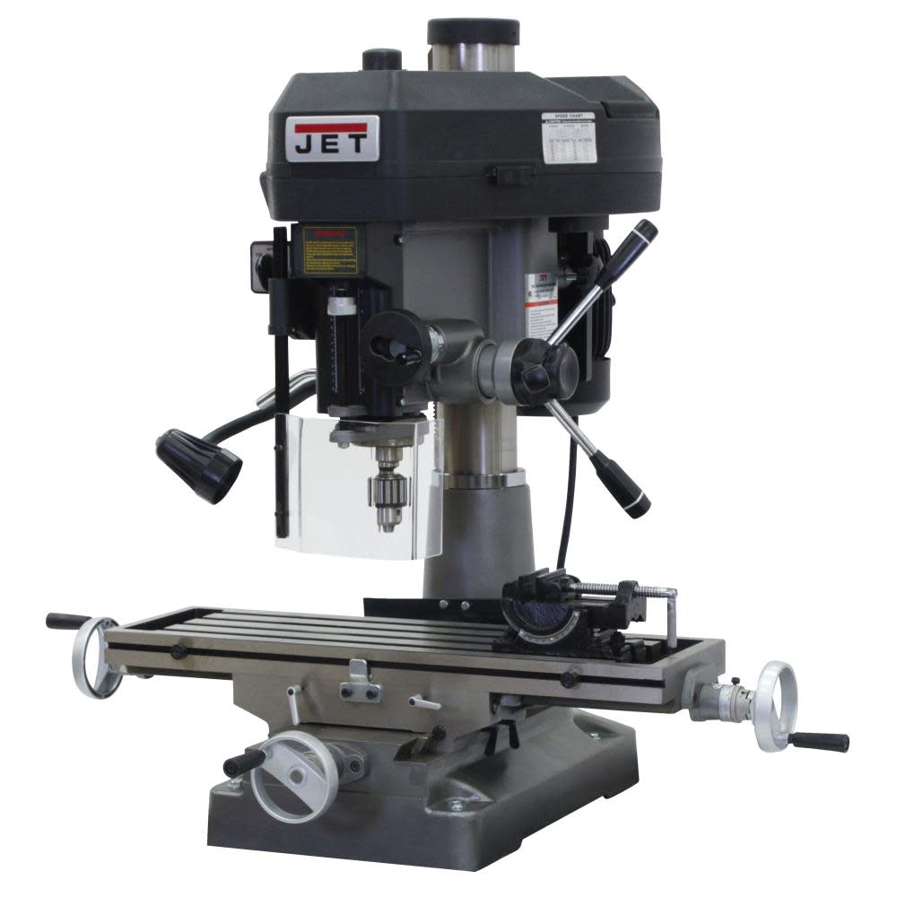 JMD-18 Metal Working Mill/Drill with R-8 Taper 2HP 115/230V 1PH ;