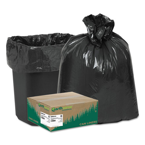 Webster Industries Webster Linear Low Density Recycled Can Liners | 10 gal， 0.85 mil， 24