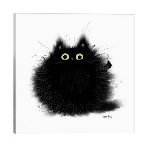 Thumbs Up Cat By Dan Tavis Unframed Wall Canvas Icanvas