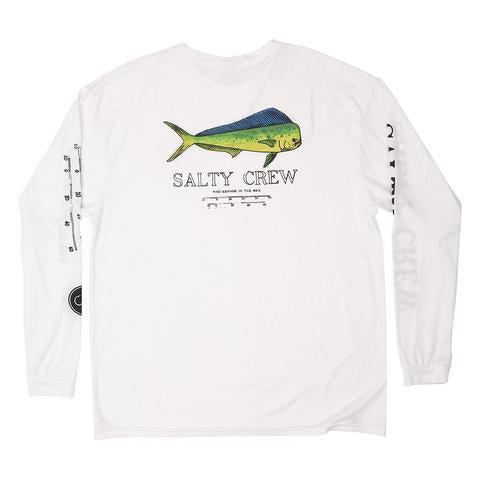 Salty Crew Angry Bull L/S Rashguard - White