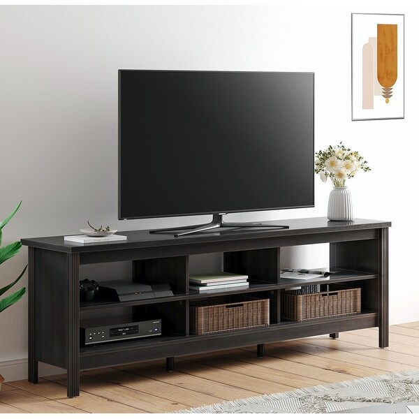 70 Inch TV Stand for 75'' TV， Classic Entertainment Center TV Console