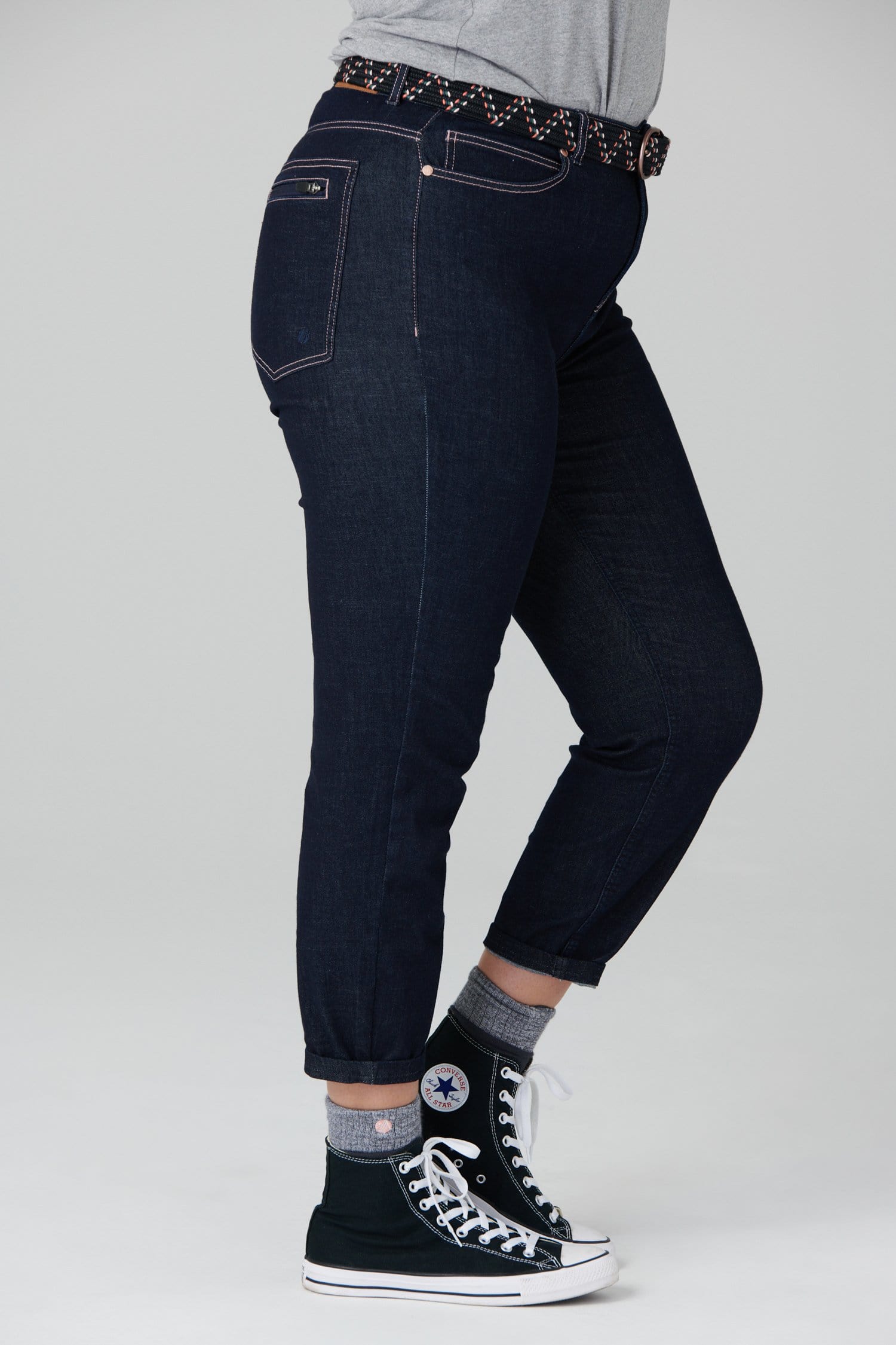 The Outdoor Slim Fit Jeans - Dark Blue Denim