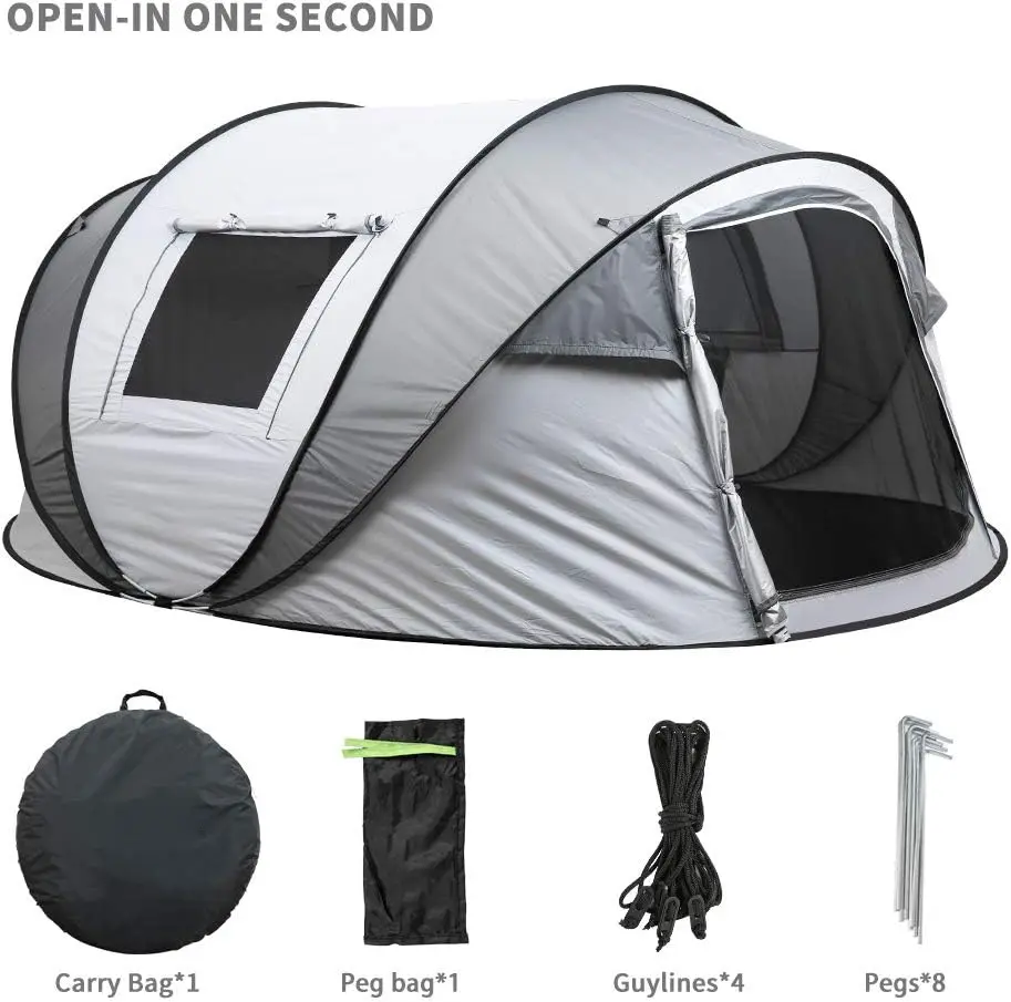 Lightweight Portable Rainproof Full Automatic Instant Pop Up Beach Tent Camping Outdoor