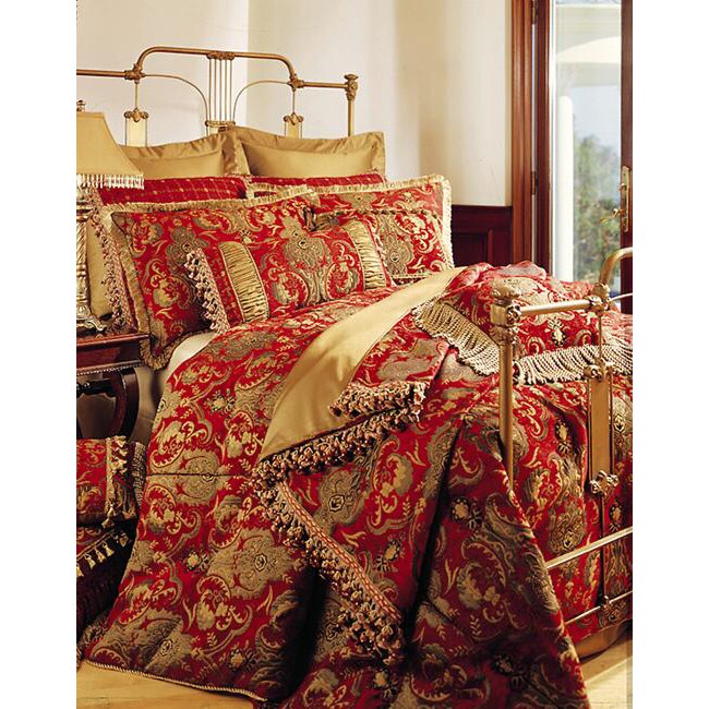 Sherry Kline China Art Red 6 piece Comforter Set