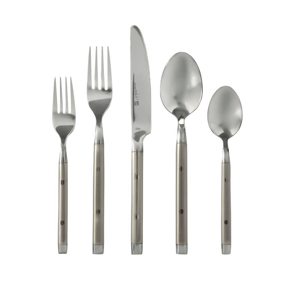 Hampton Forge Shangri-la 20-Piece Stainless Steel Flatware L8840202