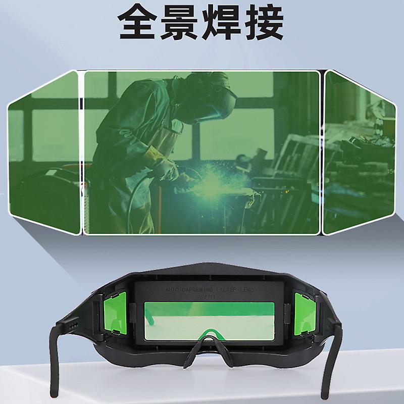 [multi-window Dimming Glasses] Welding Glasses Automatic Dimming Welder Protective Eye Welding Argon Arc Welding Mask Multi-window Dimming Glasses Cla