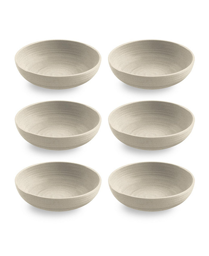 TarHong 8 Planta Artisan 6-Piece Low Bowl Set 43.3 oz