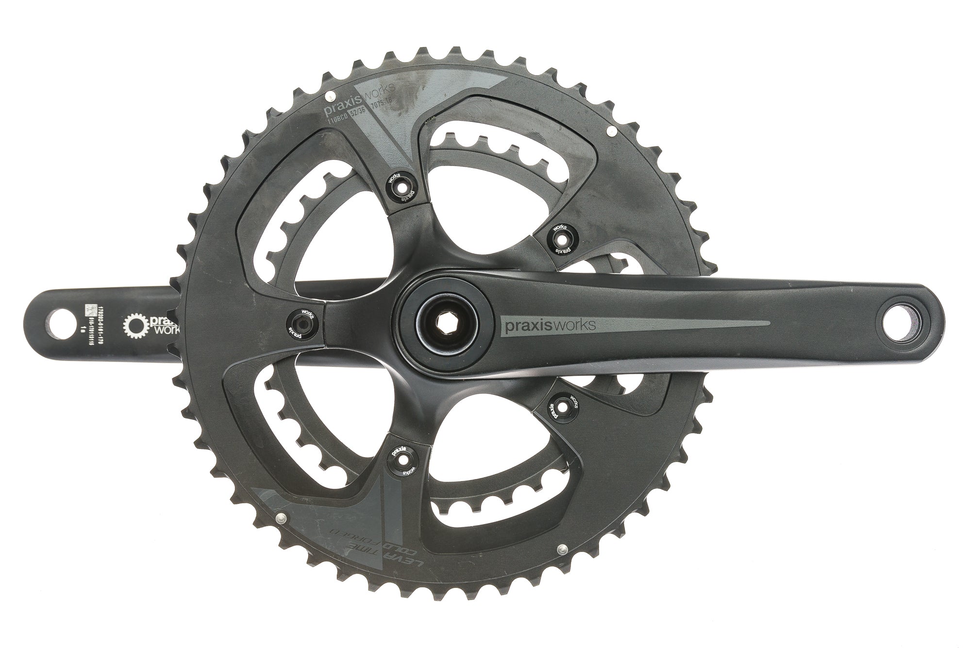 4iii Praxis Zayante M30 Power Meter Crankset 11s 170mm 52/36T 110mm BCD BB30