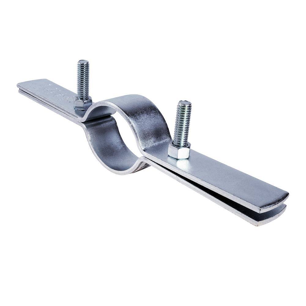 The Plumber's Choice 10 in. Riser Clamp in Electro Galvanized Steel 010CLRSGE