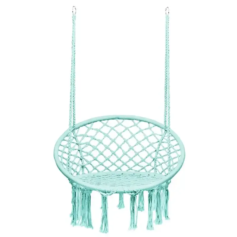 Cotton Rope Hanging Hammock Chair Macrame Swing Chair