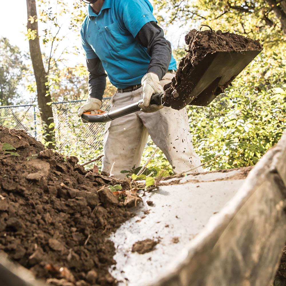 Fiskars Pro Stick D Handle Transfer Shovel