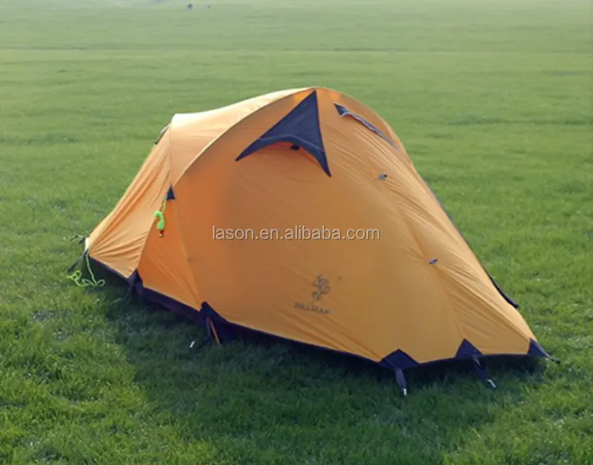 Good quality outdoor  Ultralight  aluminum pole  silicon coating waterproof camping hiking tent