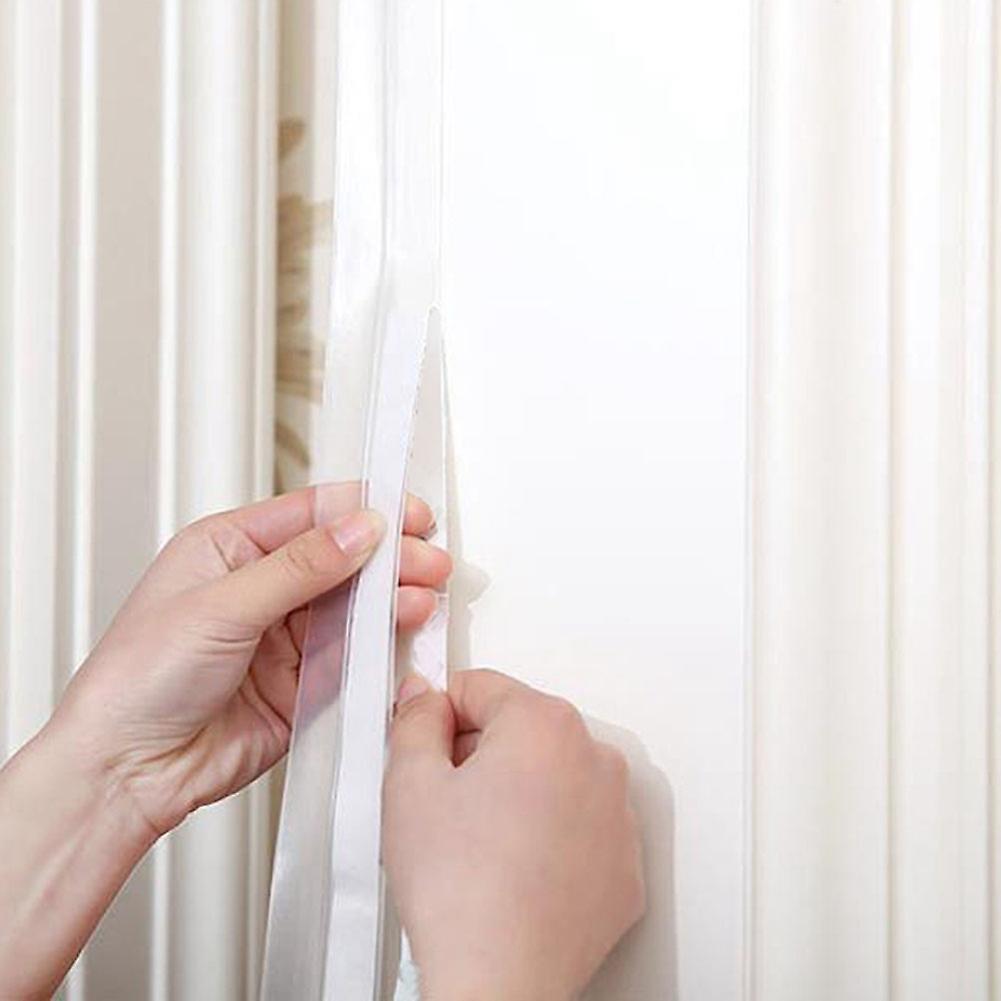 Door Window Self Adhesive Weather Stripping Silicone Seal Sweep Strip Draft Blocker (35mm*5m)