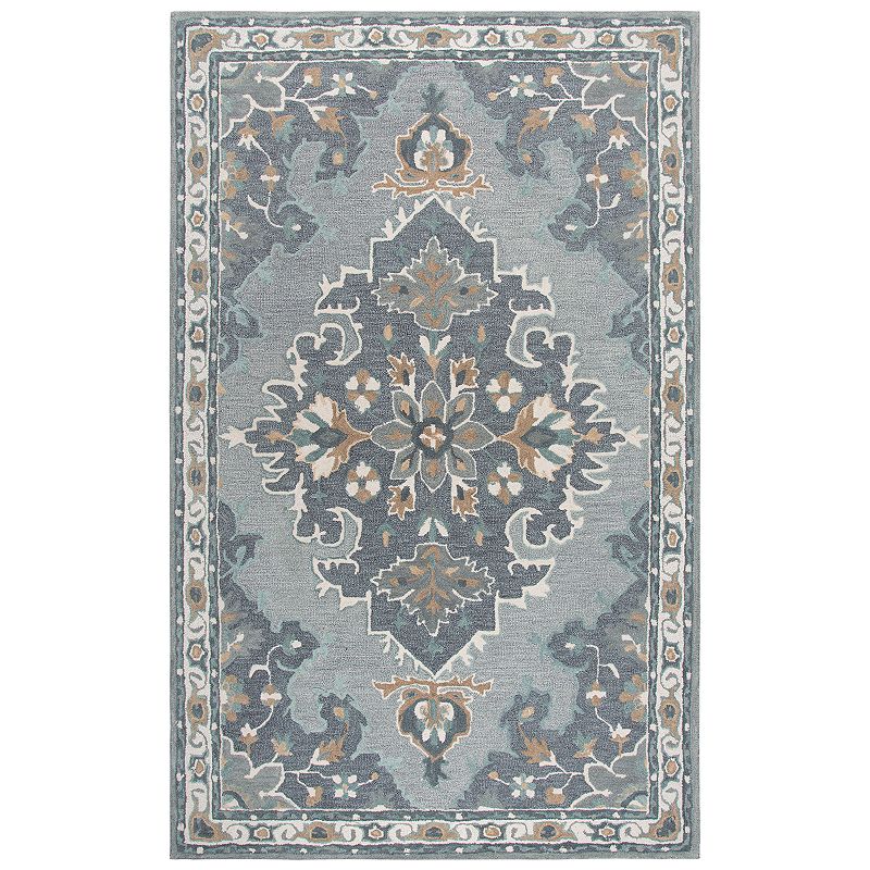 Rizzy Home Alice Resonant Collection Medallion Rug