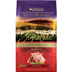 Zignature Lamb Limited Ingredient Formula Dry Dog Food