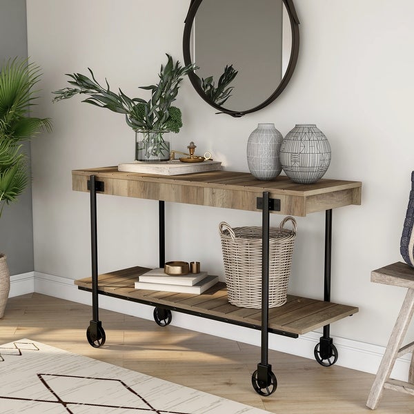 Hyssop Industrial 47-in Console Table by Furniture of America