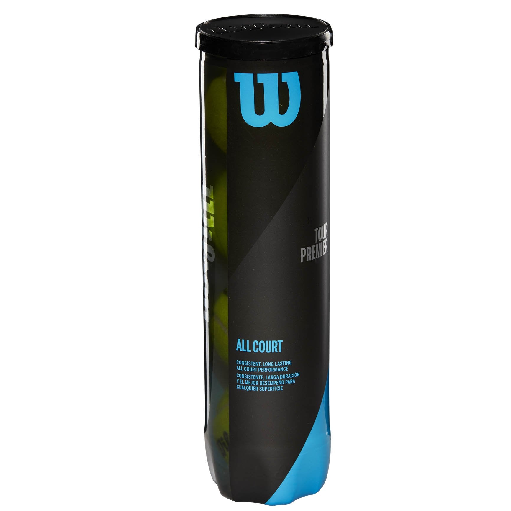 Wilson Tour Premier All Court Tennis Balls - Tube of 4