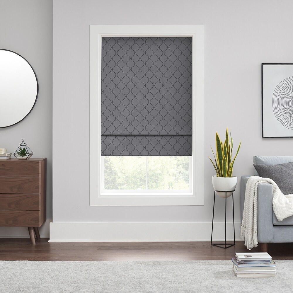 Eclipse Darien Ogee 100% Total Blackout Cordless Roman Shade
