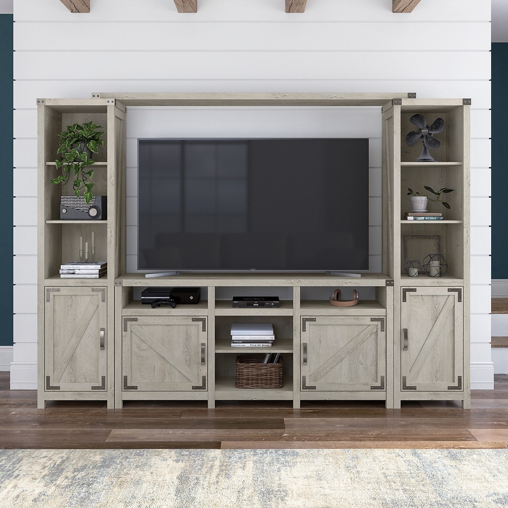 Cottage Grove 65W Farmhouse TV Stand for 75 Inch TV by Bush Furniture