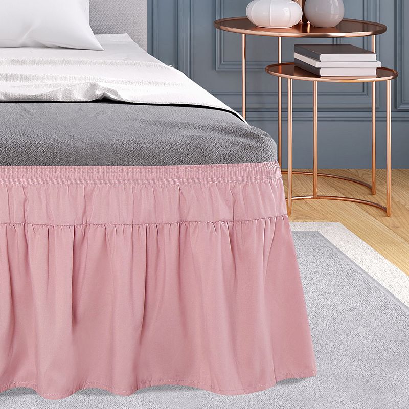 Ruffled Polyester Brushed Soft Platform 16 Drop Bed Skirts Twin 39 x 75